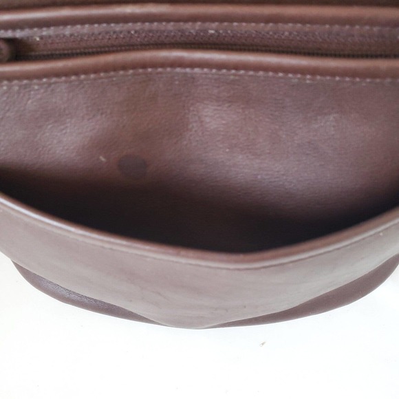 Coach 4150 Fletcher Brown Leather Crossbody Shoulder Flap Bag Vintage - Picture 9 of 15